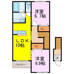 ブリーゼの物件間取画像